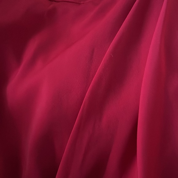 Shona Joy - Red Sleeveless Wrap-Style Maxi Dress Sz 4 - Picture 8 of 8